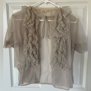 Vintage Ruffle Blouse